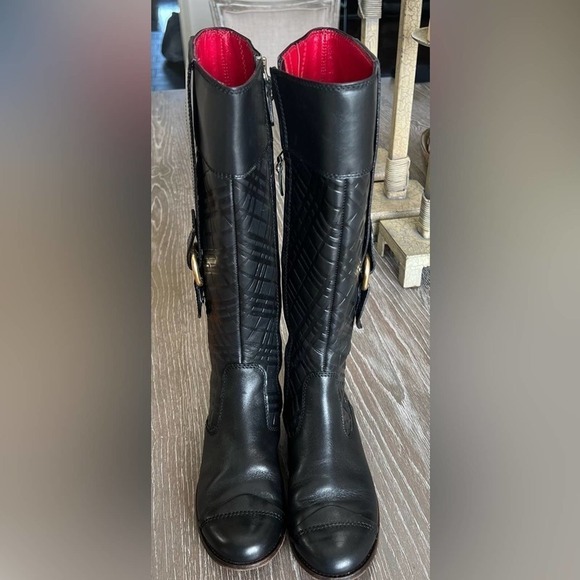 Burberry quilted riding boots size 6 - Picture 7 of 14